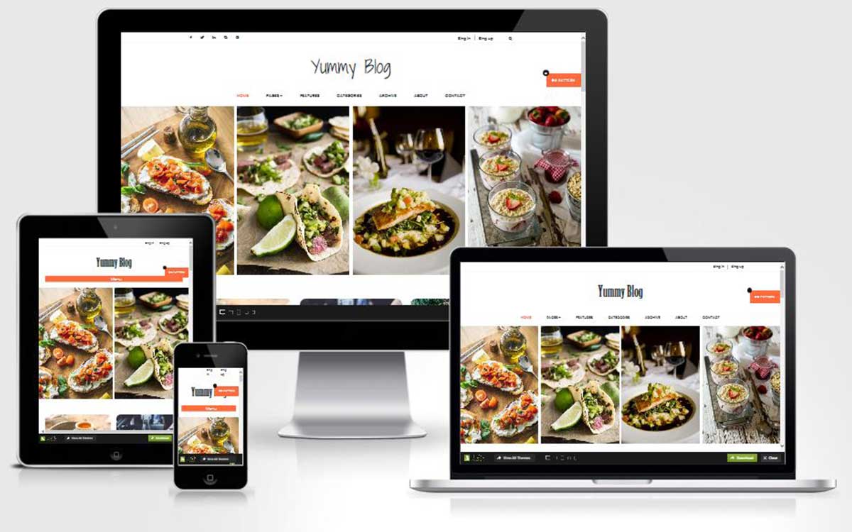 Création de site web traiteur, fast food, pizzeria, livraison de repas dans les Alpes-Maritimes