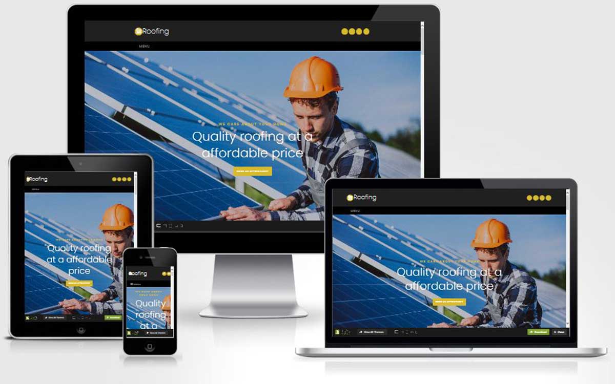 Création de site web pour artisan spécialisé en panneaux solaires photovoltaïques