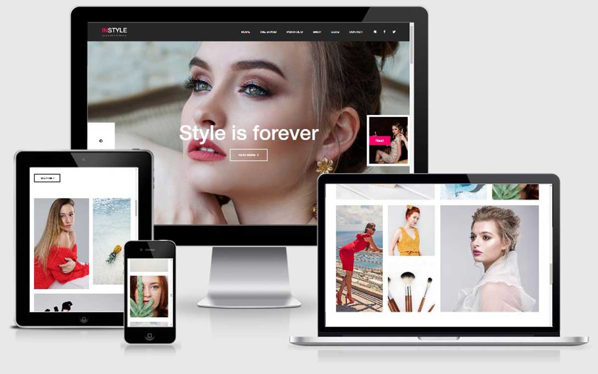 Création de site web pour conseil en image et coach relooking