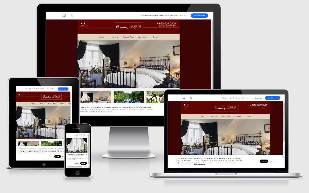Création de sites web pour locations de gîte et chambres d'hôtes