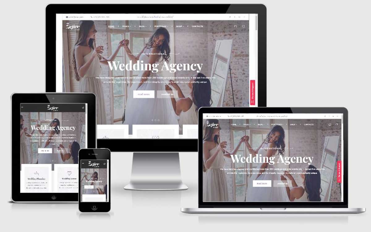 Création de site internet pour wedding planner, site web wedding planner en freelance