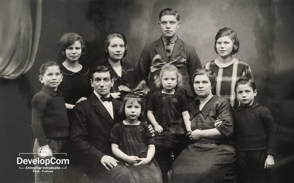 Reproduction de photo ancienne en haute qualité