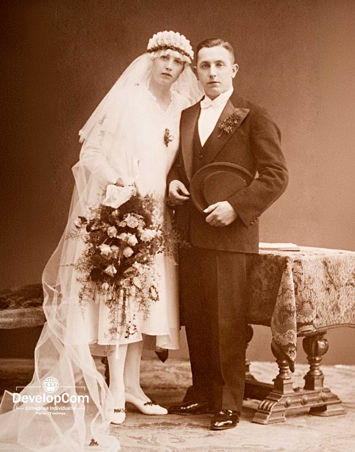 Photo ancienne restaurée pour préserver vos souvenirs
