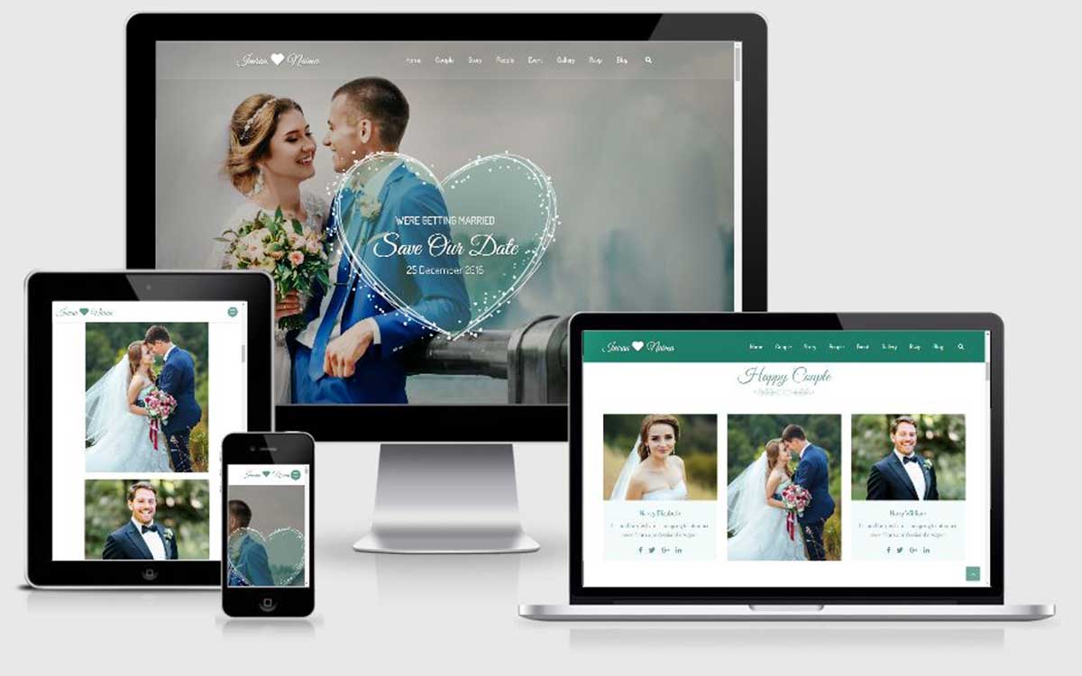 Création de site internet organisation de mariage
