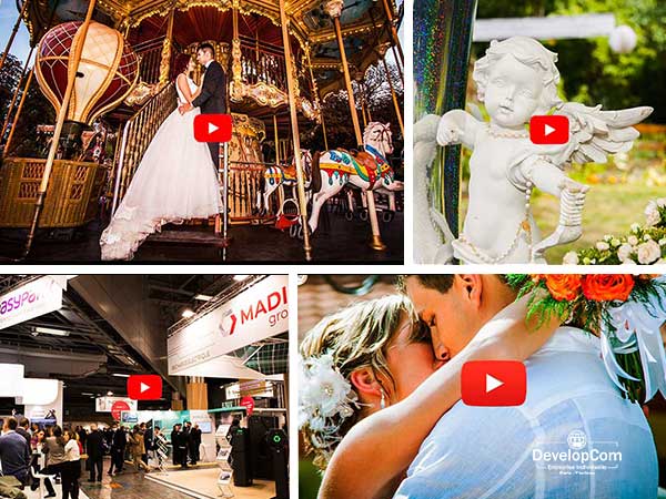 Tarifs vidéaste événementiel pour reportage vidéo de mariages, baptême, anniversaire et d'entreprise